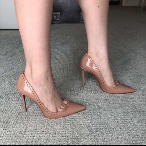 Christian Louboutin Anjalina Nude Pumps - Picture 8 of 11